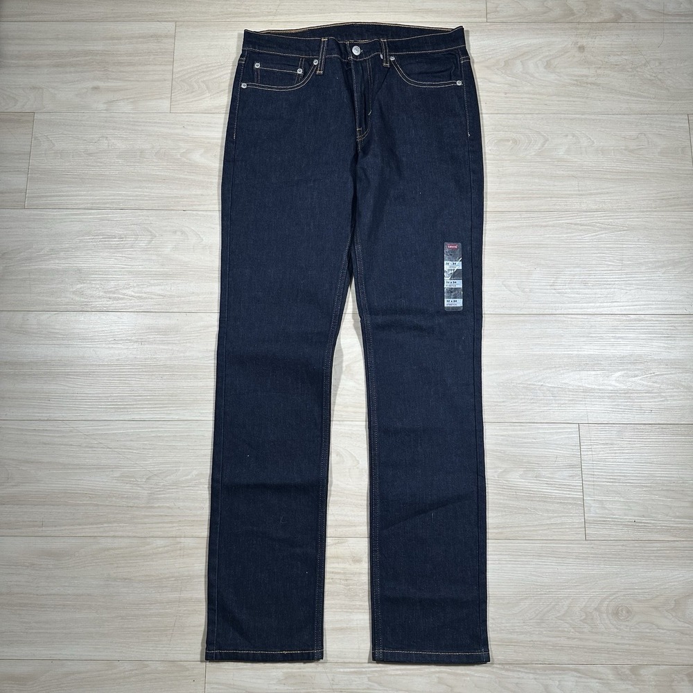 Levi's 511 Slim Fit Jeans 32x34 Stretch Jeans Blue EUC‎ Classic Dark Wash